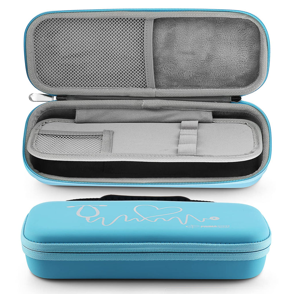 Primacare KB-9297-BL Blue Stethoscope Case, Supplies NOT Included, for Stethoscopes and Medical Supplies, Multiple Compartments, Portable and Lightweight First Aid Kit Bag, Accessories for Nurses