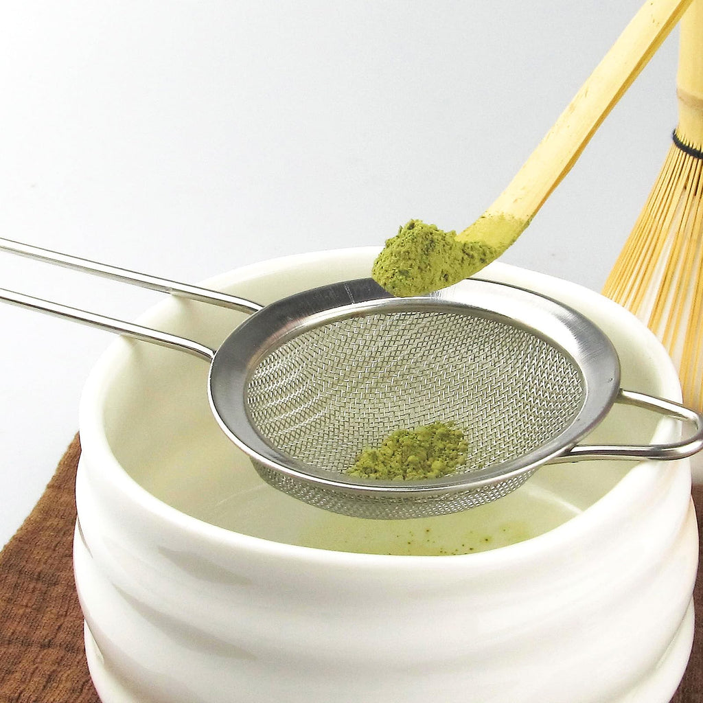 Artcome Japanese Matcha Tea 5 Piece Set, Matcha Whisk, Traditional Spoon, Tea Spoon, Spoon Rest, Handmade Ceramic Whisk Holder, Matcha Ceremony Kit