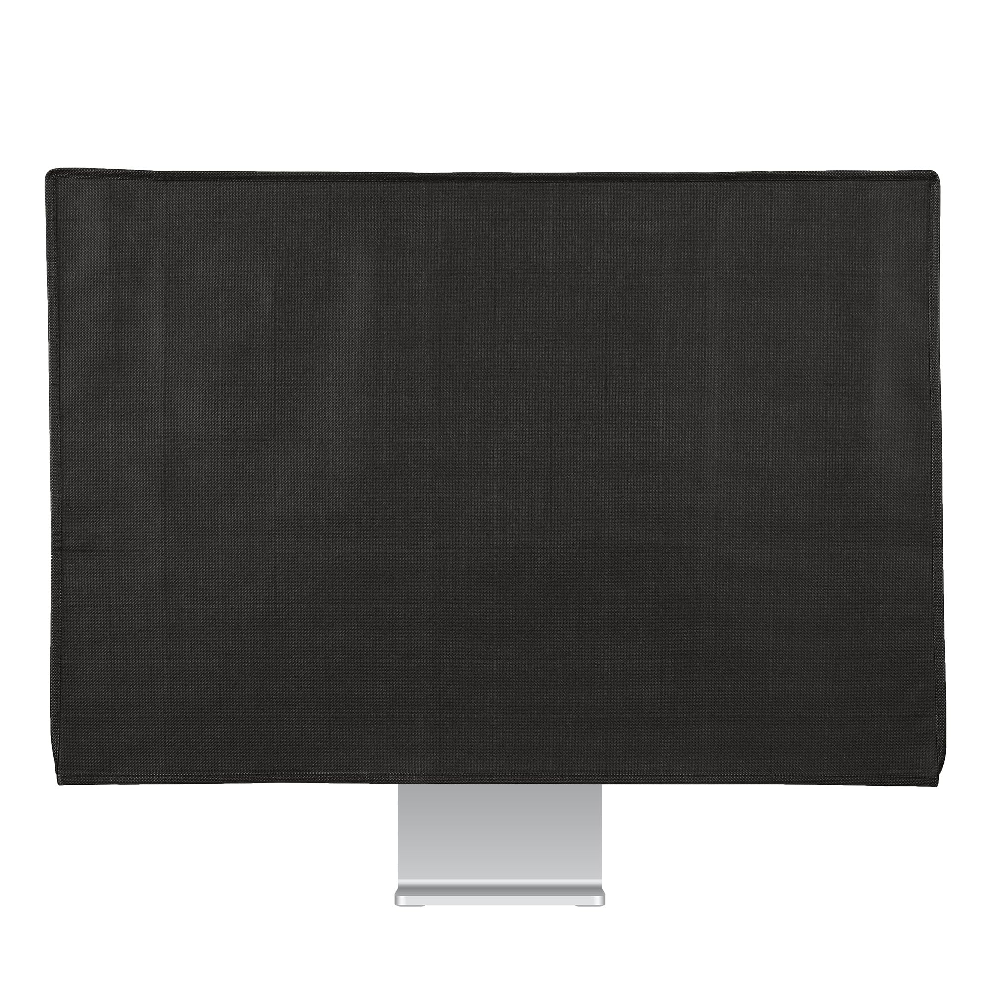 kwmobile Monitor Cover Compatible with 27-28" monitor - Dust Cover Computer Screen Protector - Black