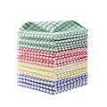 Egles 12 Packs Kitchen Dishcloths 12x12 Inches 100% Cotton Kitchen Dish Cloths for Washing Dishes Scrubbing Wash Cloths Dish Towels Sets (Mix Color)