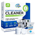 True Fresh coffee maker cleaner descaler tablets pack of 25 Removes limesclae and mineral build ups compatible with espresso keurig and all major brands (25, Pack of 25)