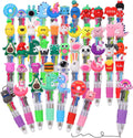 48 Pack Multicolor Pen in One, 4-in-1 Cute Pens Bulk Mini Fun Pens End of Year Gifts for Student Elementary Graduation Gift Classroom Prize Gift Birthday Party Favors Goodie Bags Stuffers