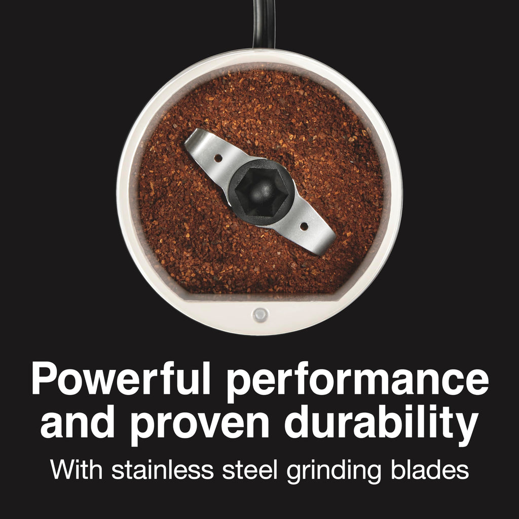 Proctor Silex® Fresh Grind™ Coffee Grinder, White ,‎80301C