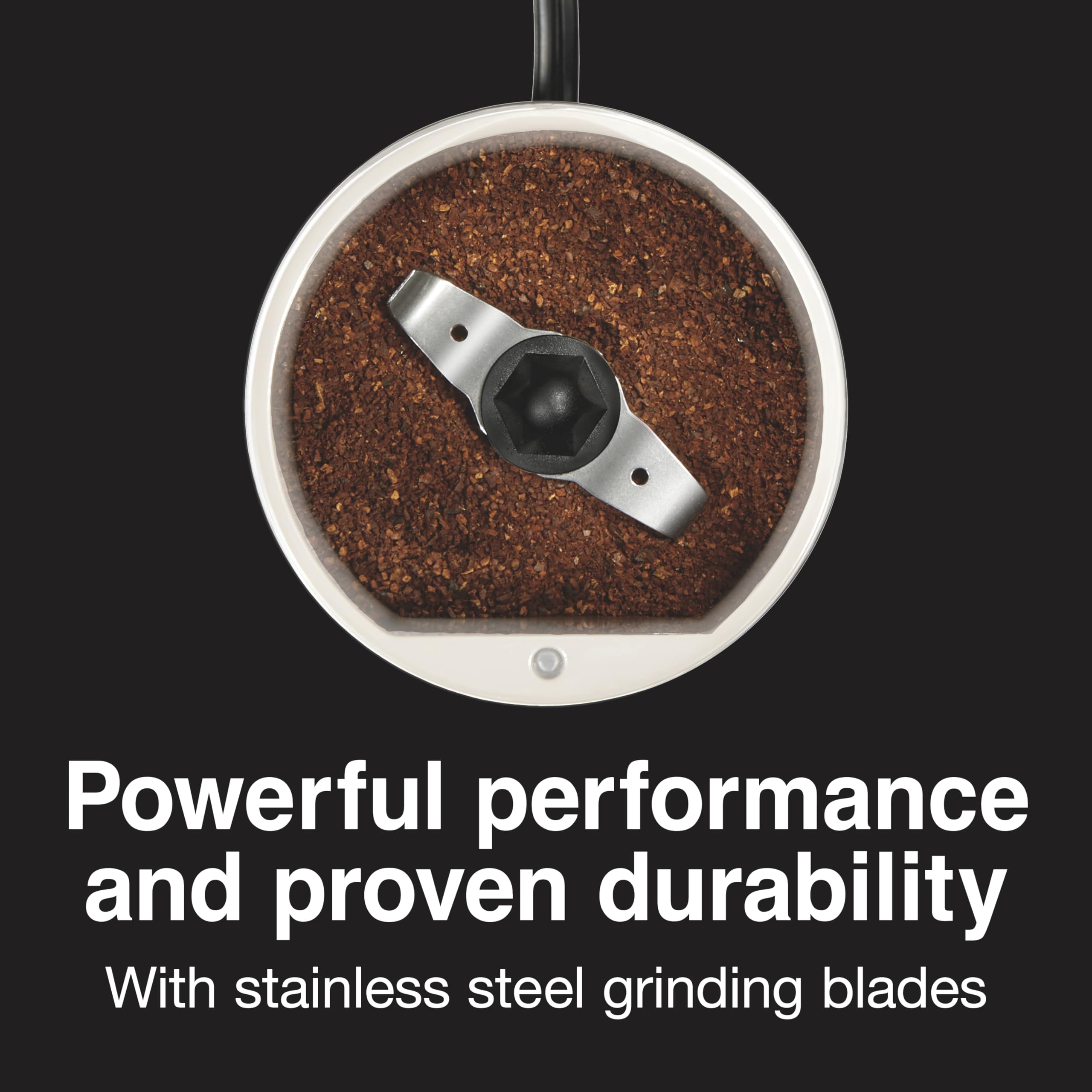Proctor Silex® Fresh Grind™ Coffee Grinder, White ,‎80301C