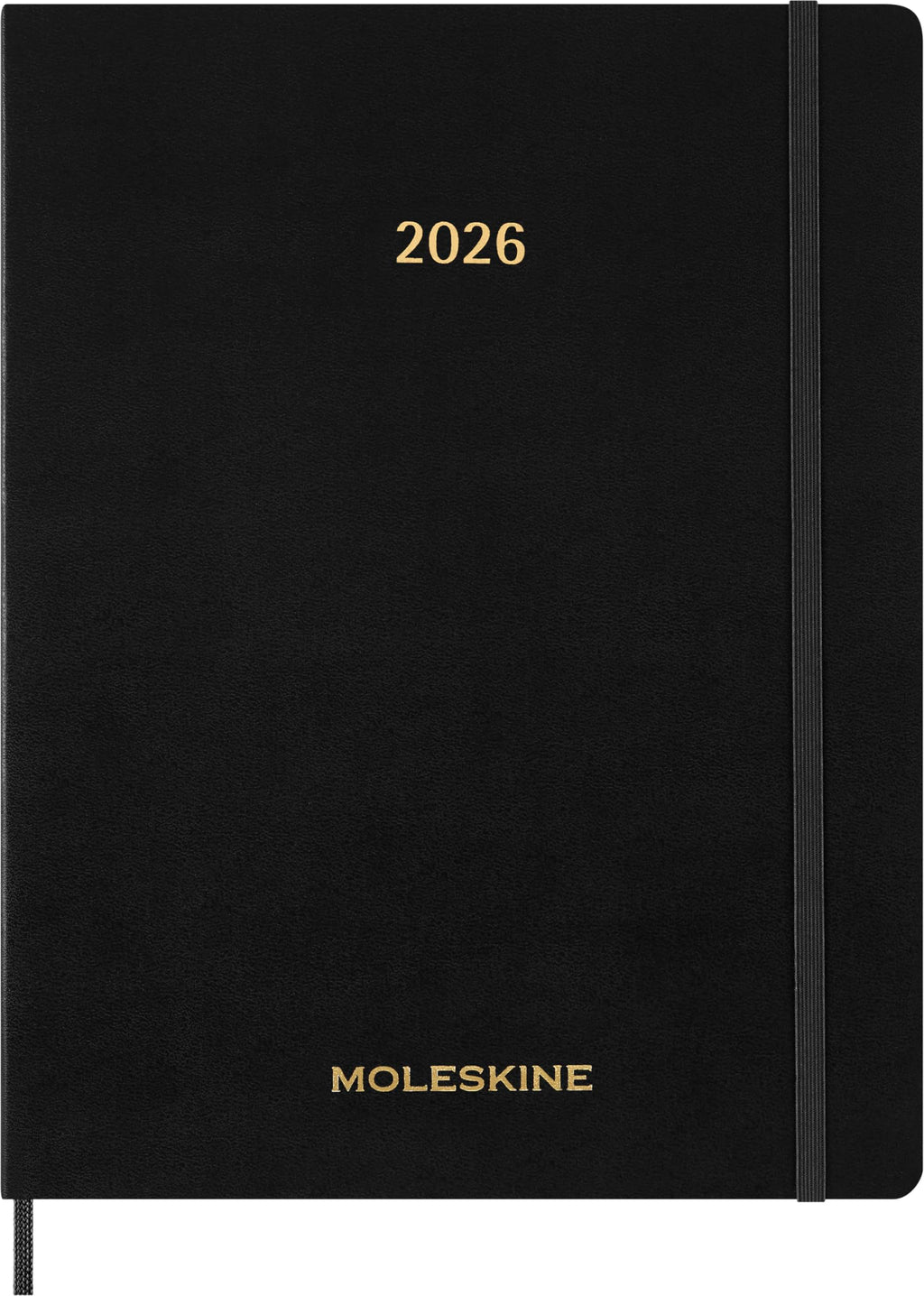 Moleskine 2026 15-Month Essential Planner, Soft Cover, Weekly Vertical, XXL (8.5" x 11"), Black, 144 pages