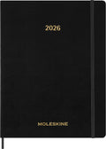 Moleskine 2026 15-Month Essential Planner, Soft Cover, Weekly Vertical, XXL (8.5" x 11"), Black, 144 pages