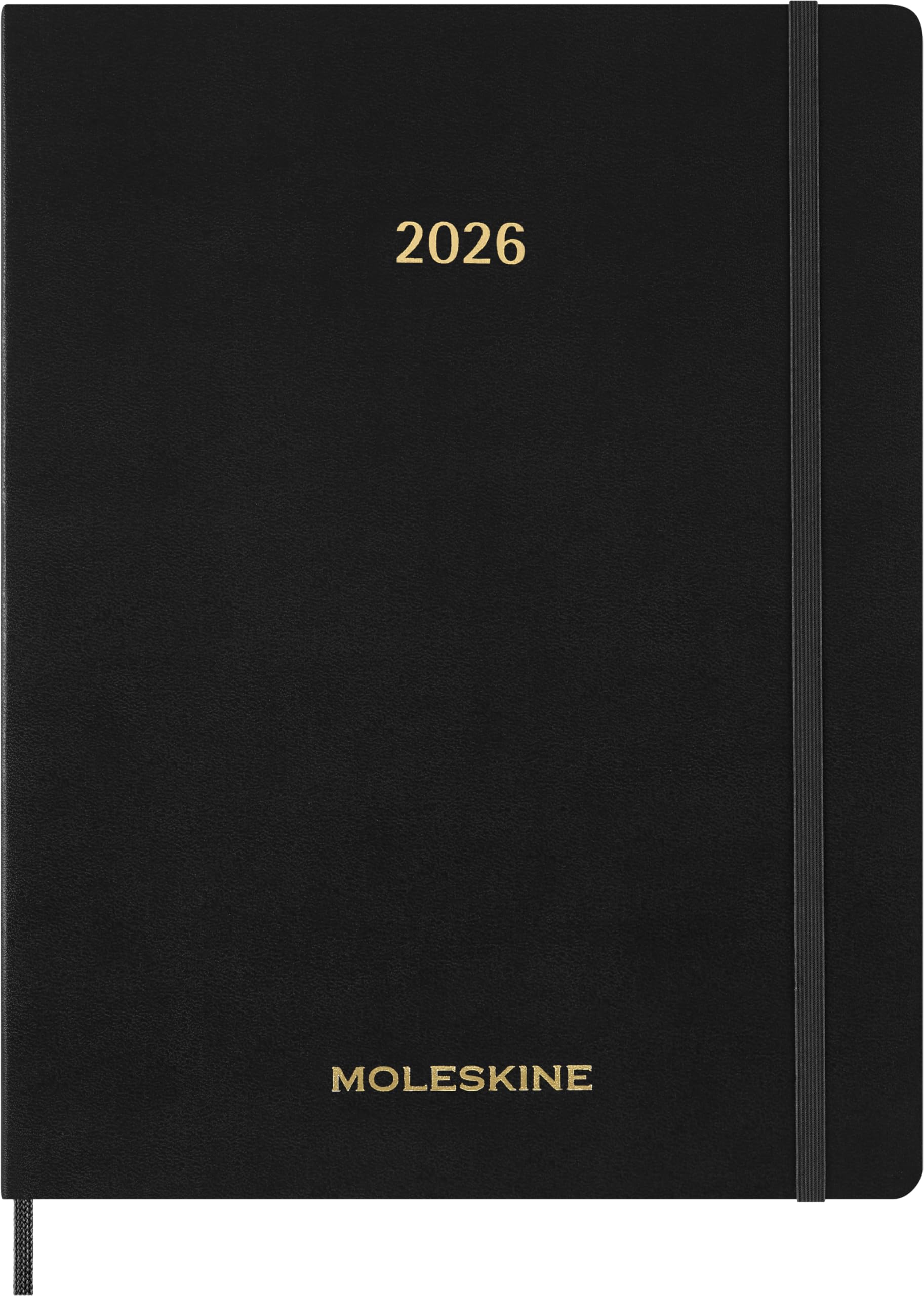Moleskine 2026 15-Month Essential Planner, Soft Cover, Weekly Vertical, XXL (8.5" x 11"), Black, 144 pages