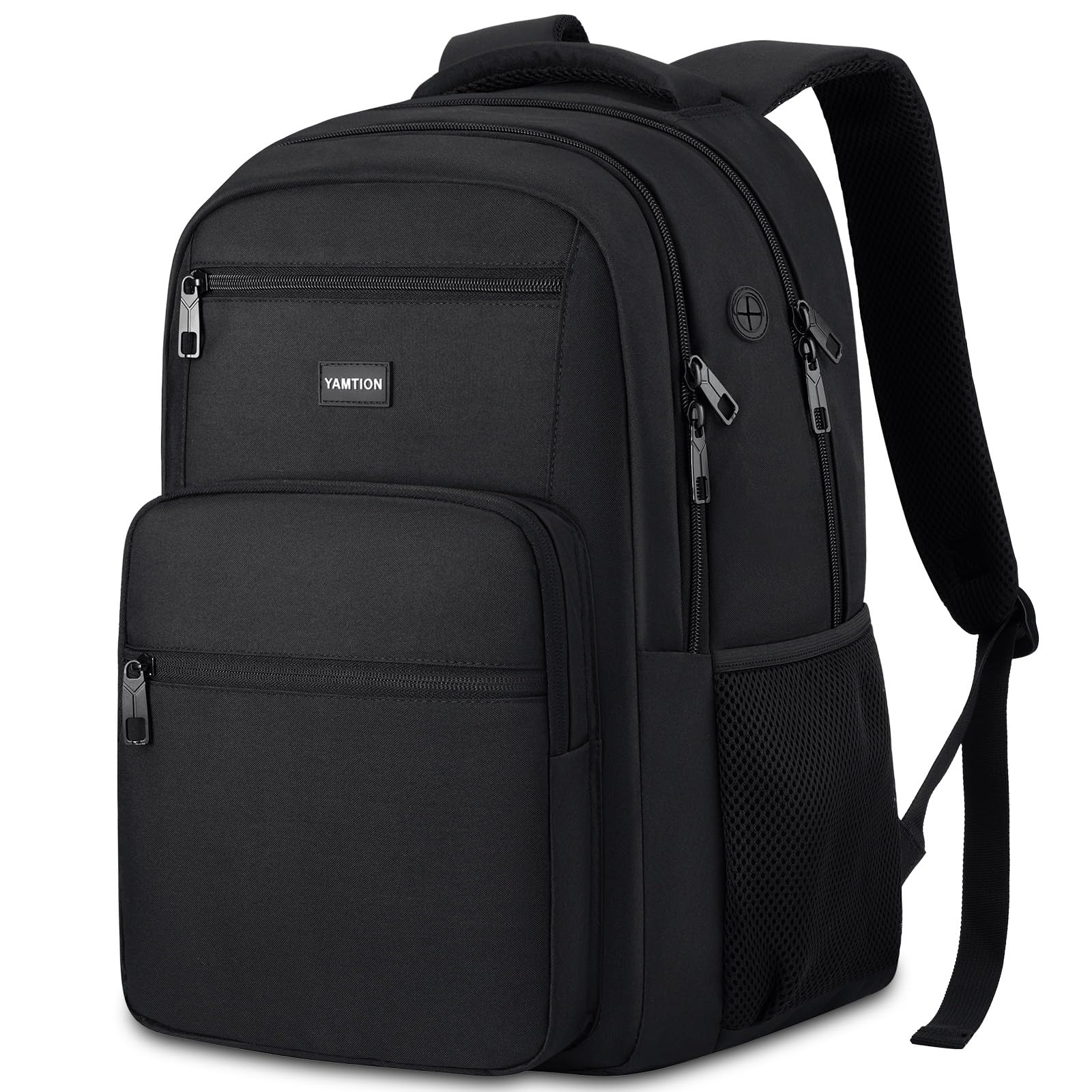 Laptop Backpack for Men and Women, Black Backpack, School Backpack for Boys and Girls, Bookbag, Work Backpack Fits 15.6 Inch Laptop and Notebook