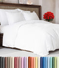 Duvet Cover King Size Set - Extra Soft King Size Duvet Cover 104 x 90 with 2 Pillow Shams - Hotel Luxury, Easy Care and Fade Free with Zipper Closures & Ties - Comfy, Breathable Bedding Set (White)
