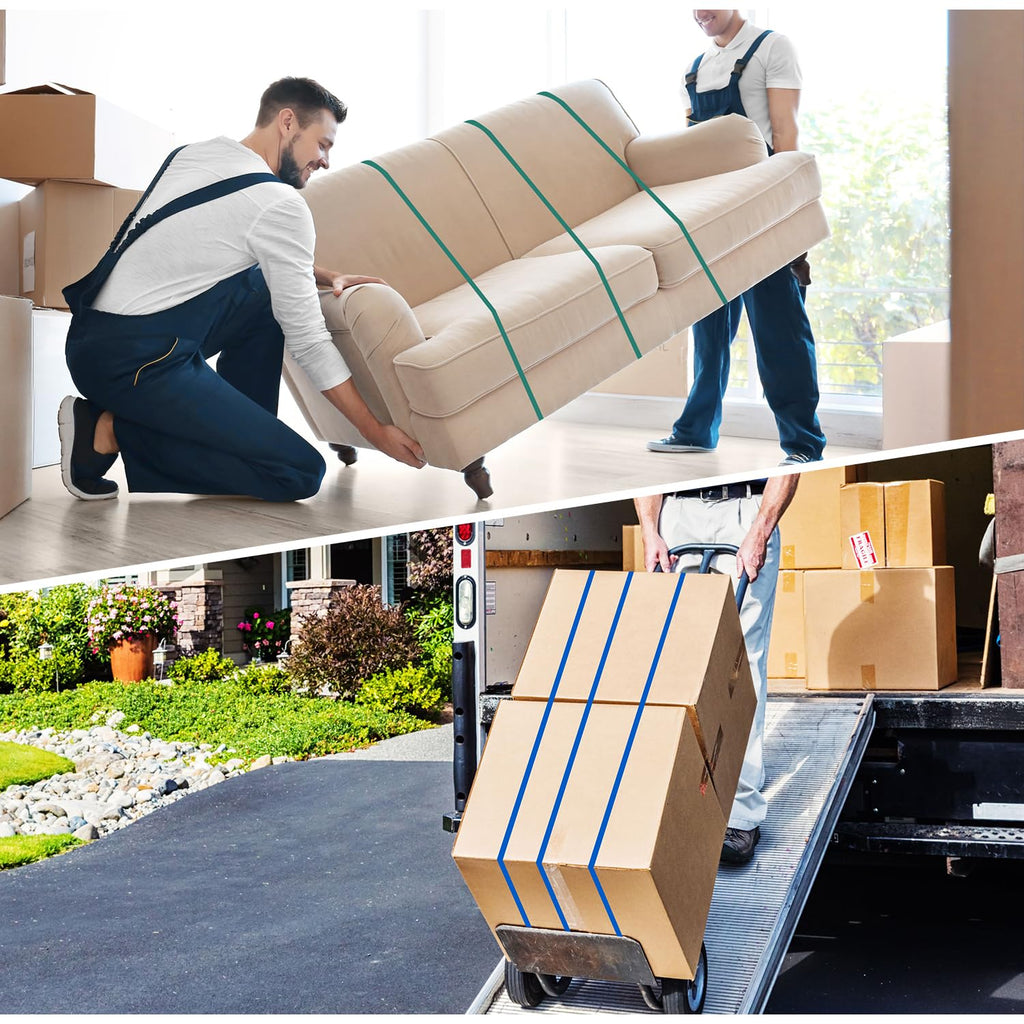 12 Pack Extra Large Moving Rubber Bands,42" 36" 30"Extra Strength Mover Rubber Bands for Furniture,Moving Blanket Rubber Band,Elastic Bands for Secure Packing, Pallets, Boxes