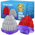 Synoshi PRO Cone Brush Heads Set (2 Units) for Electric Spin Scrubber Bathroom & Shower Cleaning Brush Universal Cleaning for Kitchen, Floors