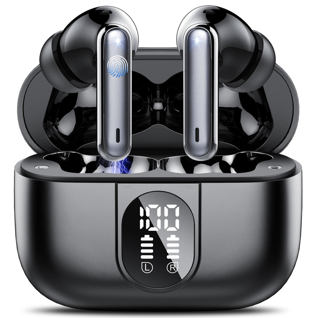 AI Language Translator Earbuds Real Time, 3 in 1 Simultaneous Interpretation Translator Earbuds with 164 Languages/6 Translation Modes, 40H Translation Headphones with ENC Mic Business/Learning/Travel