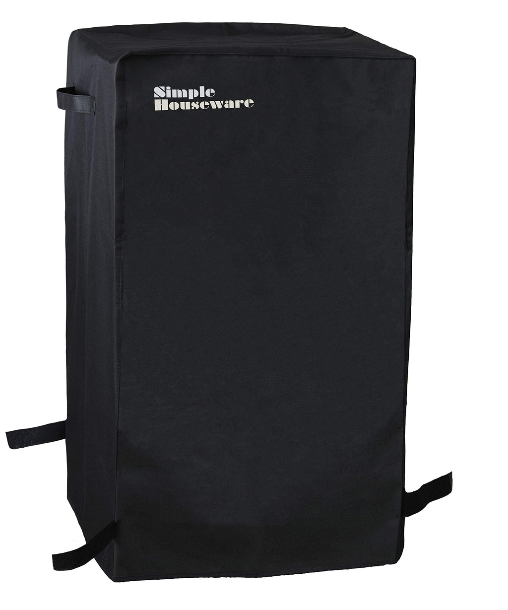 Simple Houseware 40-inch Waterproof Heavy Duty Square Electric Smoker Grill Cover, Weather-Resistant Polyester