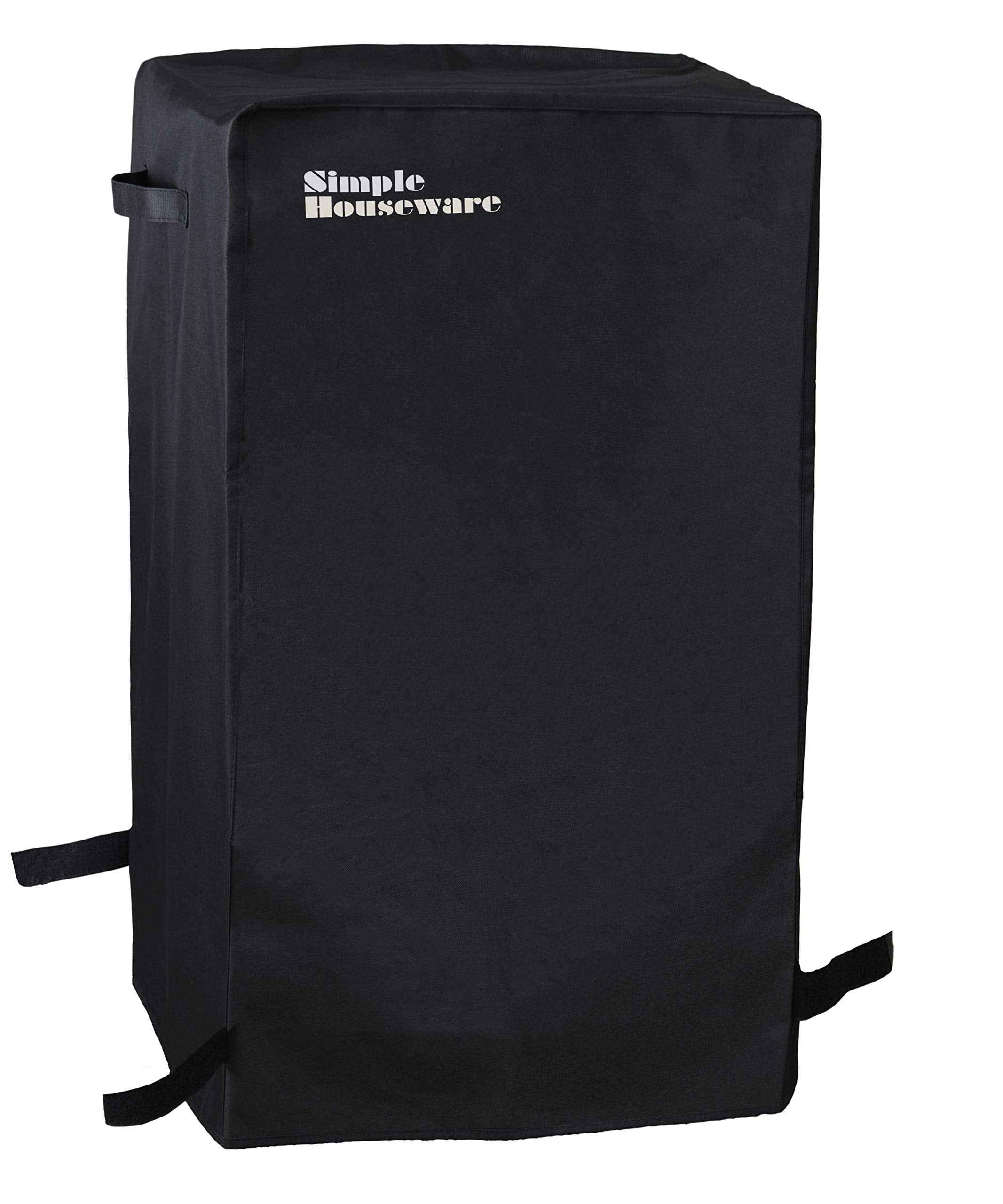 Simple Houseware 40-inch Waterproof Heavy Duty Square Electric Smoker Grill Cover, Weather-Resistant Polyester