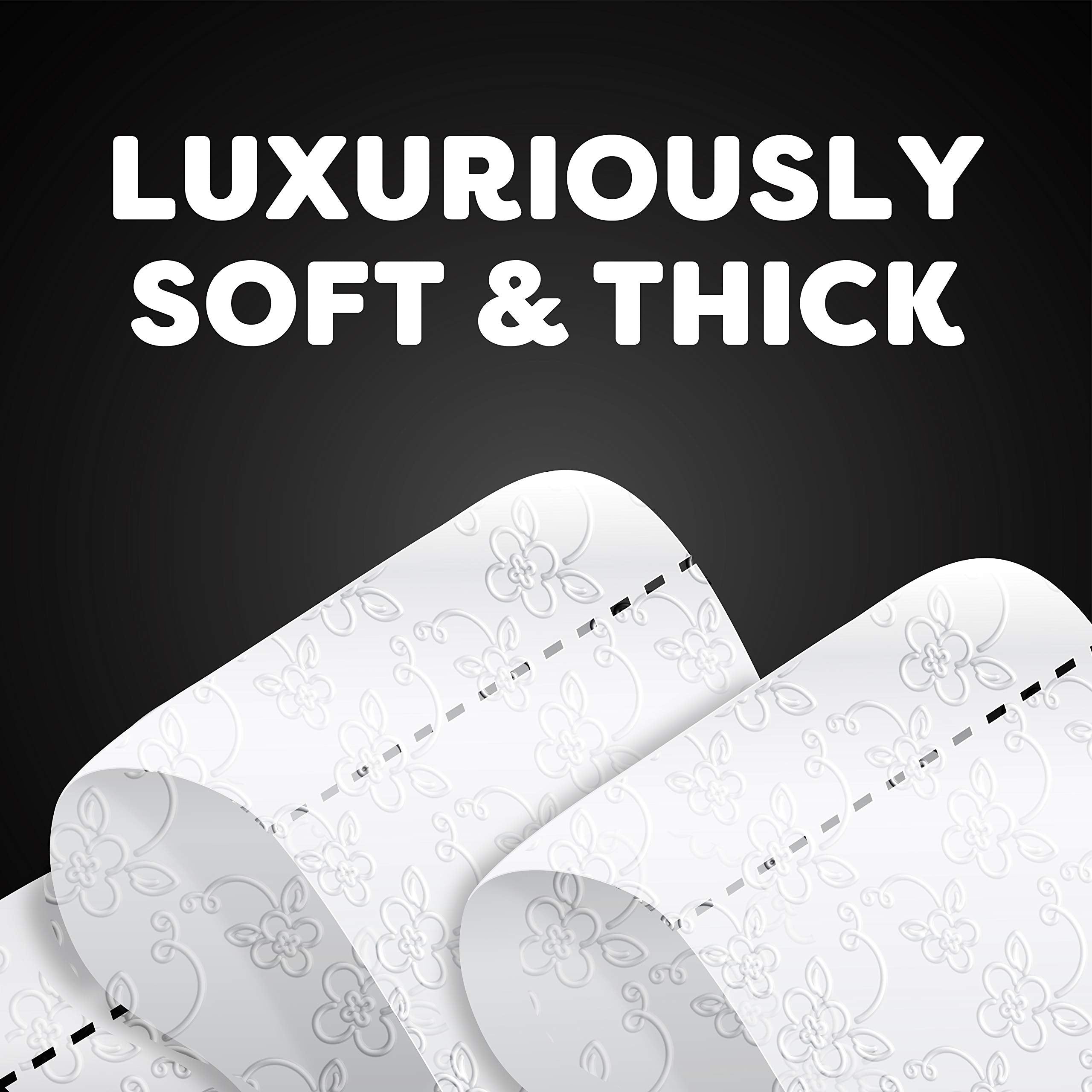 Cashmere UltraLuxe Toilet Paper, Luxuriously Soft, 12 Mega Rolls =48 Regular Rolls