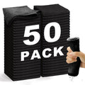 WEAWE Microfiber Cleaning Cloth - Black 50-Pack 13"x13" Reusable Ultra Soft & Super Absorbent, Lint-Free Micro Fiber Washable Towels Non-Scratch Streak-Free for Housekeeping Kitchen Car Multipurpose