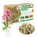 Legigo 1.2LBS Premium Sphagnum Moss for Plants- 20QT Natural Succulent Carnivorous Plant Moss Dried, Long Fiber Orchid Moss for Orchid Repotting Succulent Sarracenia Potted Plants Gardening & Reptiles