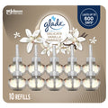 Glade PlugIns Air Freshener Oil Refill, Scented and Essential Oils for Home and Bathroom, Delicate Vanilla Embrace, 10 Refills