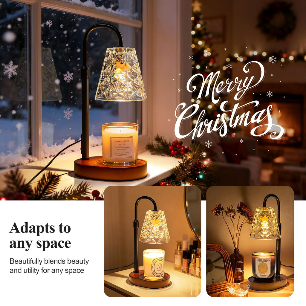 ESUNYD Candle Warmer Lamp with Timer, Birthday Gifts for Women Mom, House Warming Gifts New Home, Wax Melt Warmer for Scented Jar