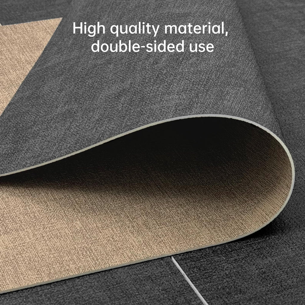 KitchenBoss Placemats Set of 6: 17"x11.8" Double-Sided Available Dining Table Mats Durable Place Mats + Coasters of 6, Vinyl Heat Resistant Napperon de Table, Washable Non-Slip Table Placemats
