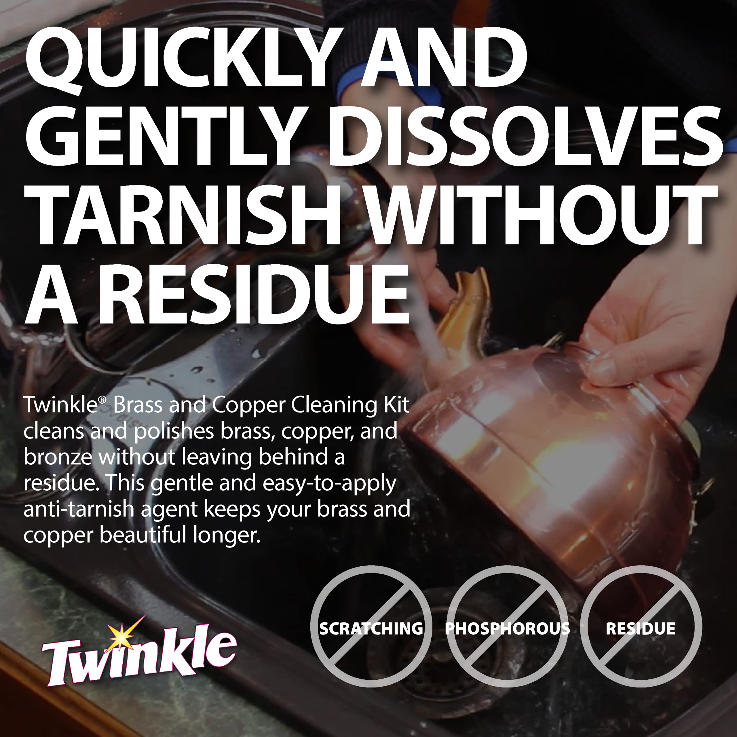 Twinkle Brass & Copper Cleaning Kit