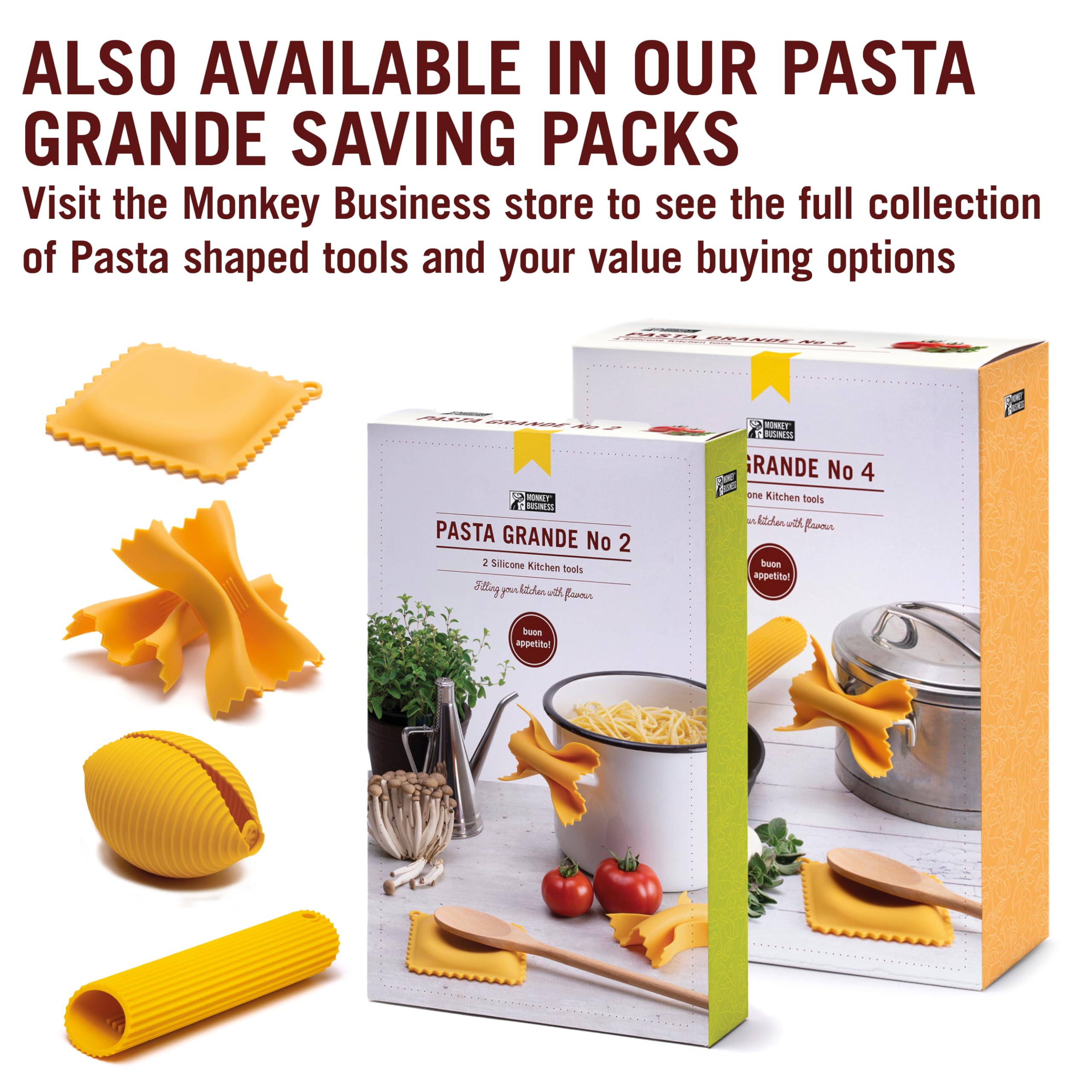 The Original Ravioli-Shaped Spoon Rest | Spoon Rest for Kitchen Counter | Cool and Cute Kitchen Accessories | from a Collection of Different Pasta-Shaped Unique Kitchen Gadgets | by Monkey Business