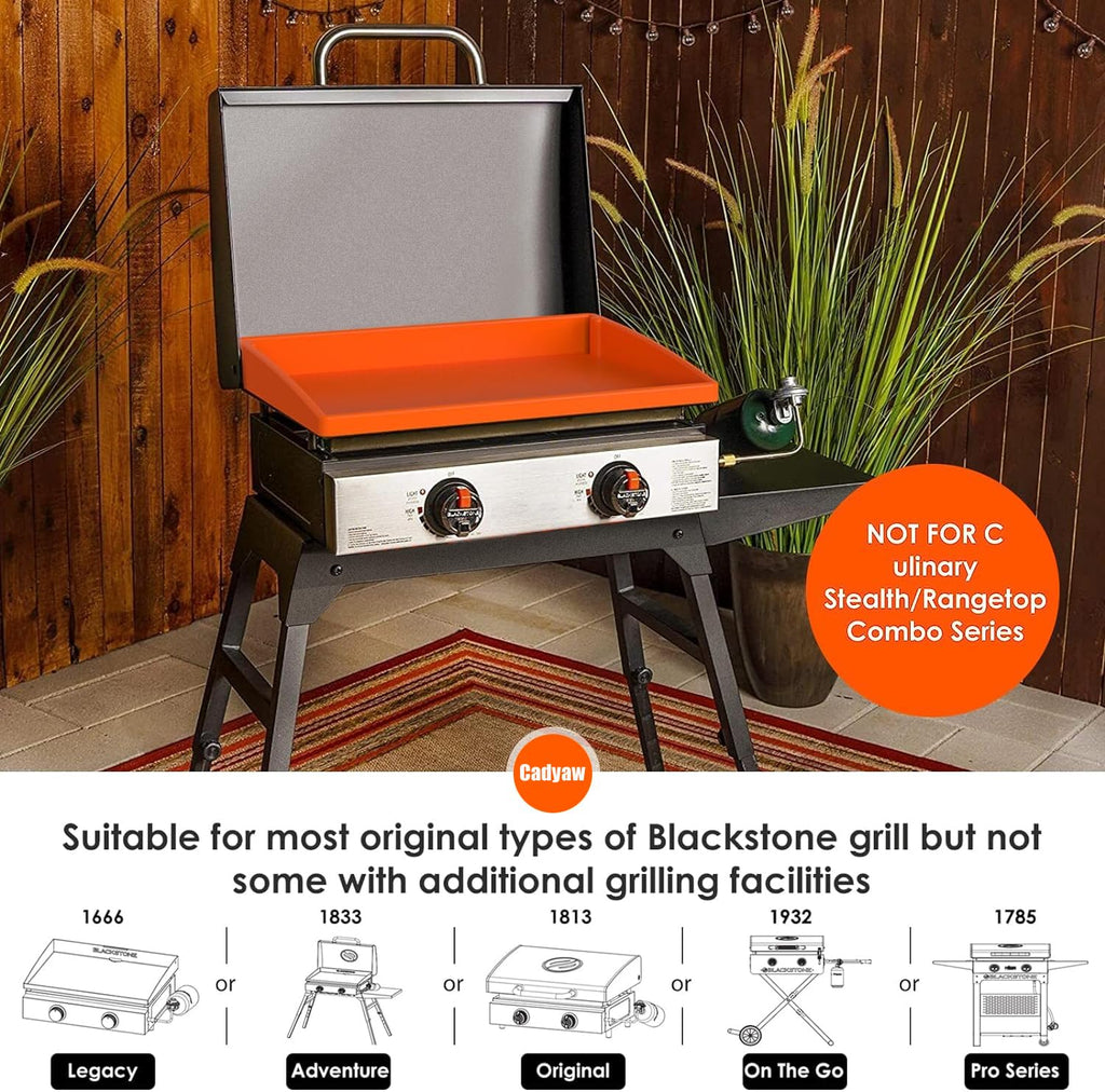 Silicone Griddle Mat Cover for Blackstone: 22 Inch Flat Top Grill Buddy Mats Griddle Grill Deck Protector Outdoor Camping Outside Cooking BBQ Accessories
