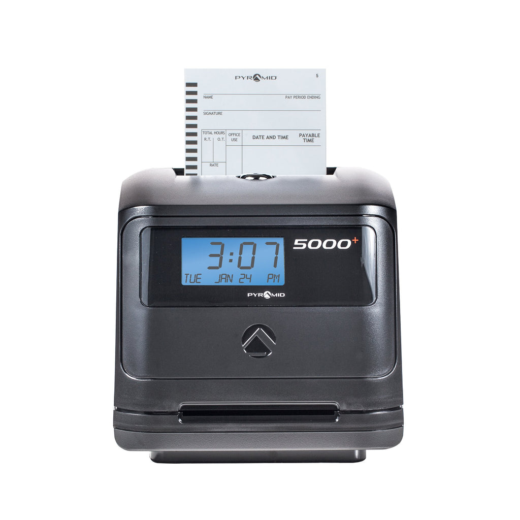 Pyramid Time Systems Time Cards (44100-10) for Pyramid Models 4000, 4000Pro, 4000PROK, 4000HD, 5000 & 5000HD Auto Aligning Clocks, Single Sided Sheets (3.5 x 9 in) - 100 Cards
