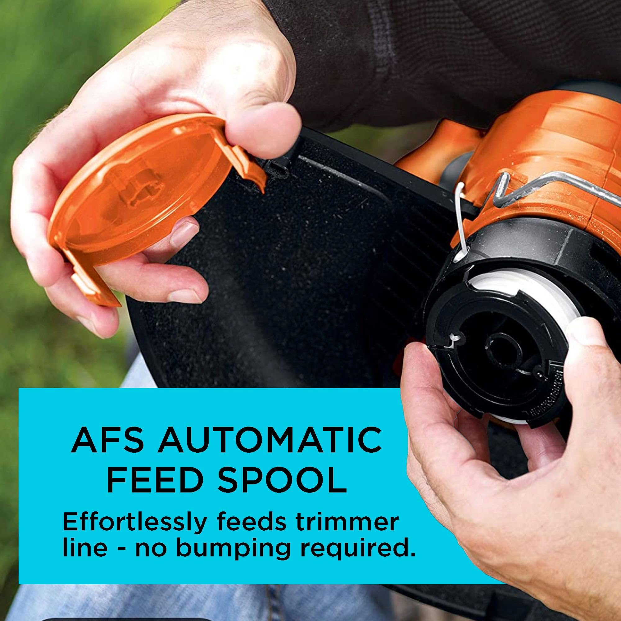 BLACK+DECKER Trimmer Line Replacement Spool, Autofeed 30 ft, 0.065-Inch, 2-Pack (AF-100-2)