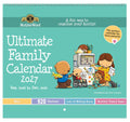 2027 MotherWord Ultimate Wall Calendar, 16-Month Family Planner, Sept 2026-Dec 2027, English, Tabbed Version, 12" x 21.5" (DDTB112827)
