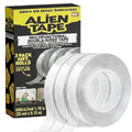 Alientape Nano Double Sided Tape Reusable Washable Transparent Traceless Multi-Purpose Adhesive Tape with Nano-Grip Technology for Indoor and Outdoor Mounting Tape As Seen On TV (Set of 3)