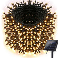 Solar String Lights Outdoor, 98.4ft 300 LED Solar Fairy Lights 8 Modes Waterproof Solar Powered Lights for Garden, Patio, Home, Party, Wedding, Holiday, Tree, Outdoor Decor (Warm White)