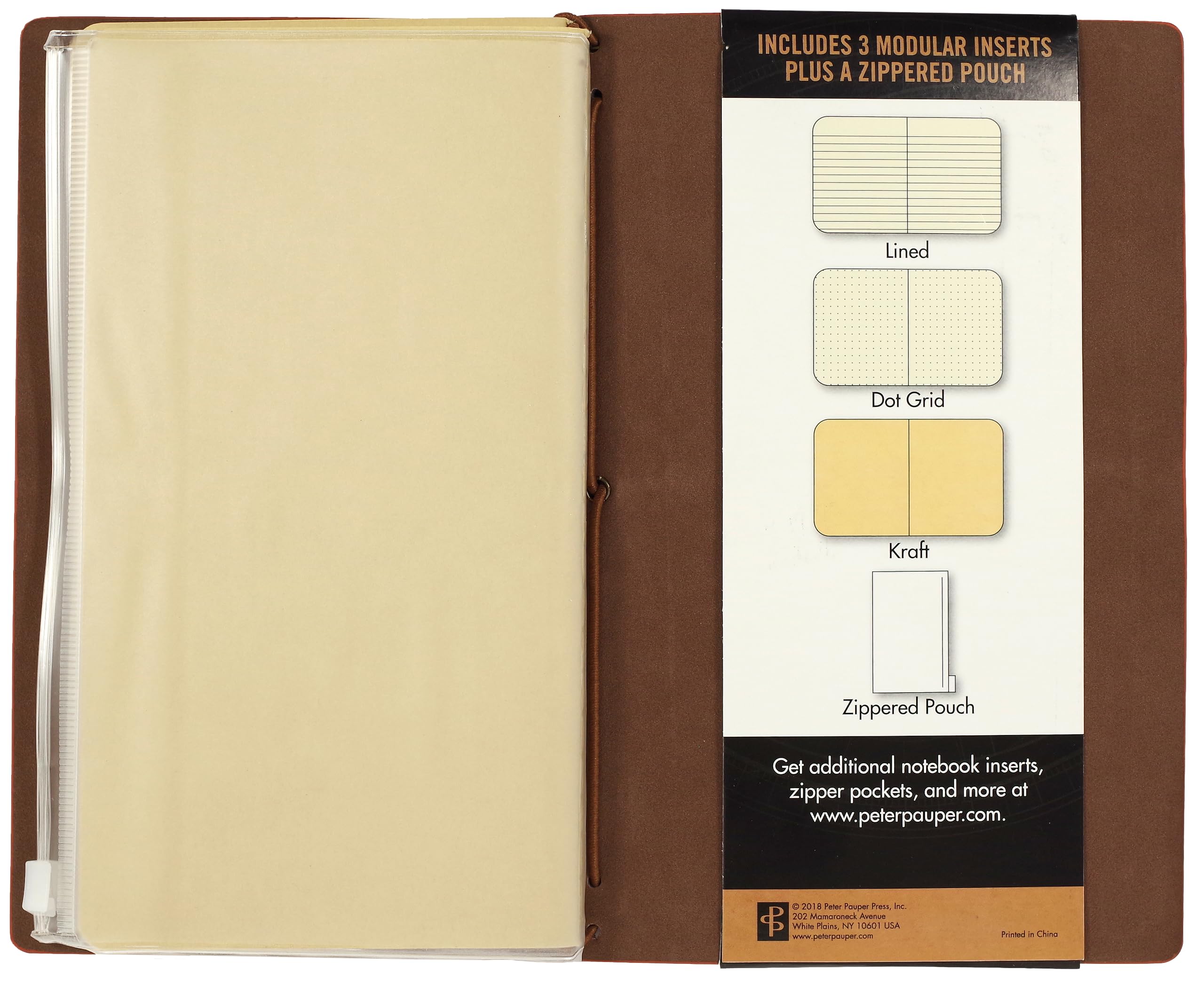 Voyager Notebook - Nutmeg (Traveler's Journal, Planner, Notebook)
