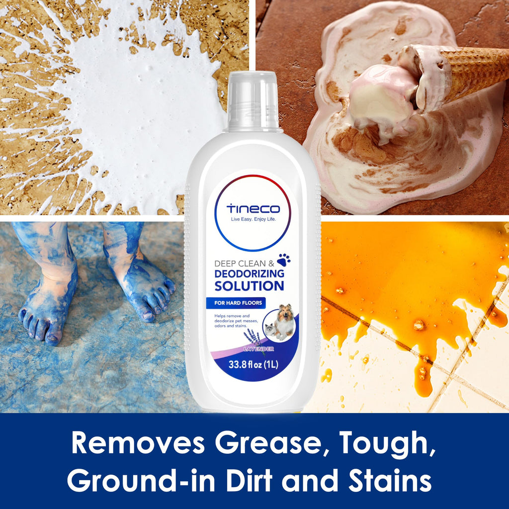 Tineco Floor Cleaning Solution, Deep Cleans for Multiple Hard Floors, Lavender Scent, 1 Liter-33.8 Fl Oz, FOR TINECO iFloor 2/3 Breeze/FLOOR ONE S3/S5/S5 Pro 2/S6/S7 Pro