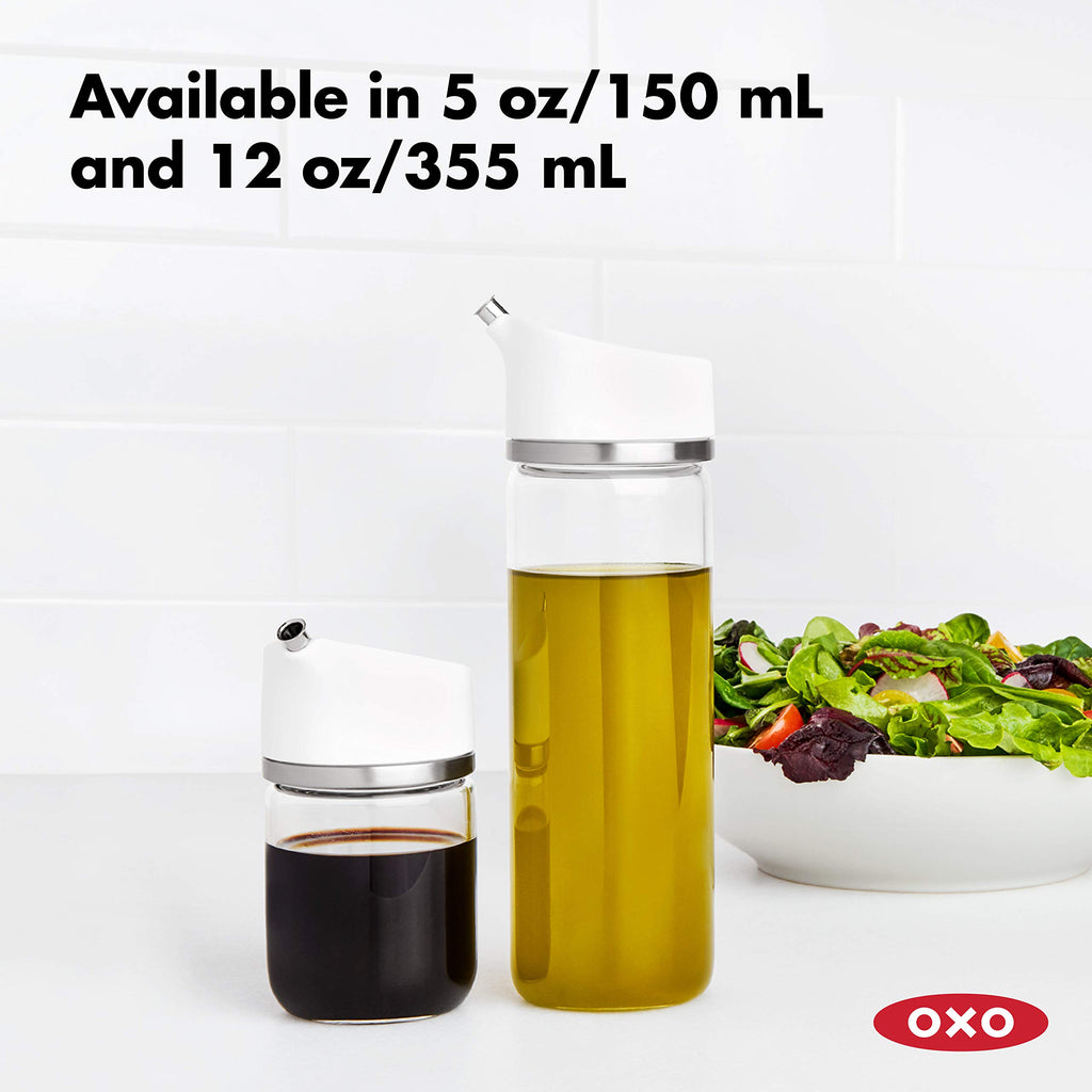 OXO Good Grips Precision Pour Glass Oil Dispenser-12 oz, Clear