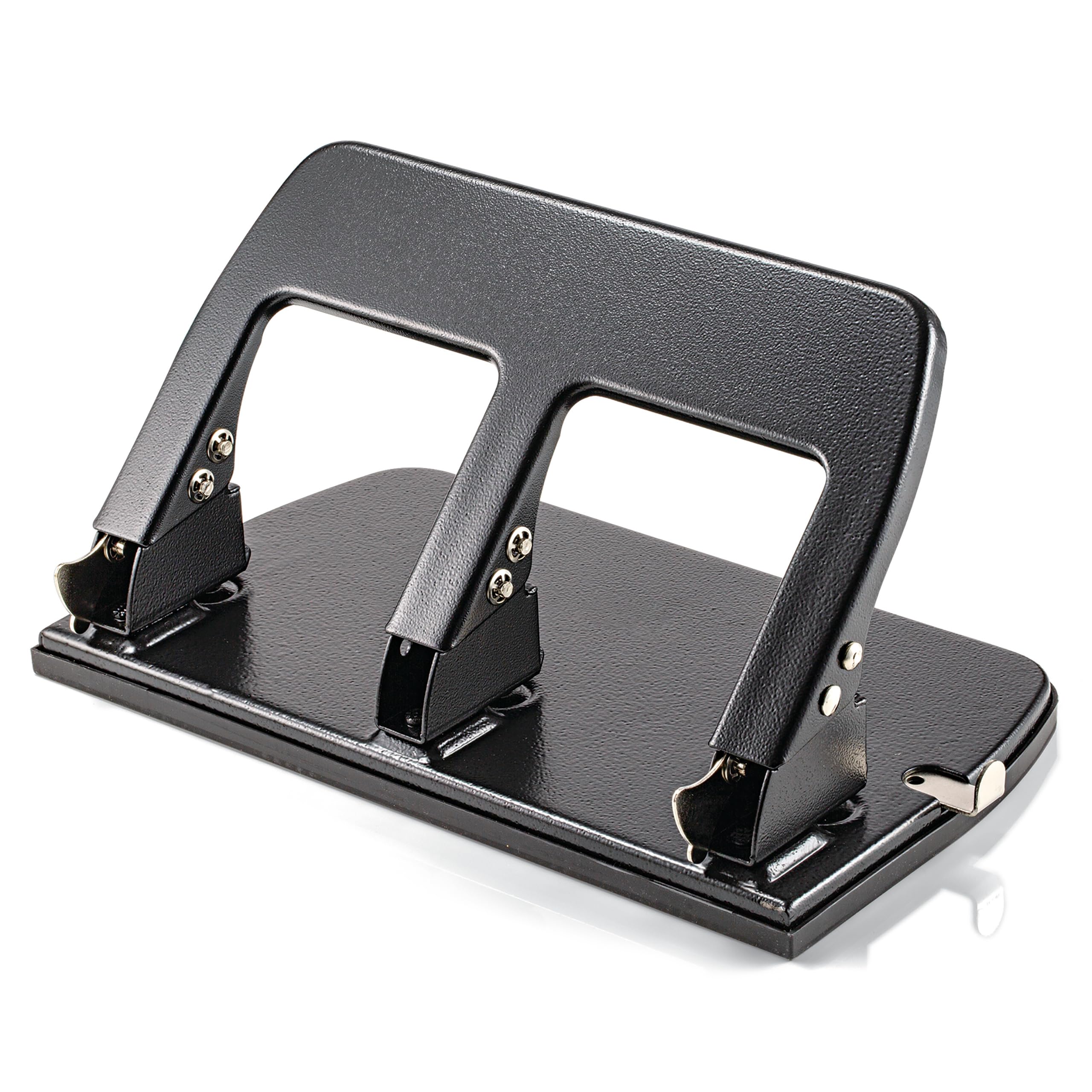 Officemate Medium Duty 3 Hole Punch with Ergonomic Handle, 30 Sheet Capacity, Black (90088)