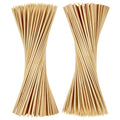 200 Pcs Bamboo Wooden Skewers - 40cm Marshmallow Roasting Sticks & Barbeque Skewers for Campfire - Authentic Bamboo Sticks & Smores Sticks for Grilling Hotdogs, Kabobs, BBQ, & More 16 Inch