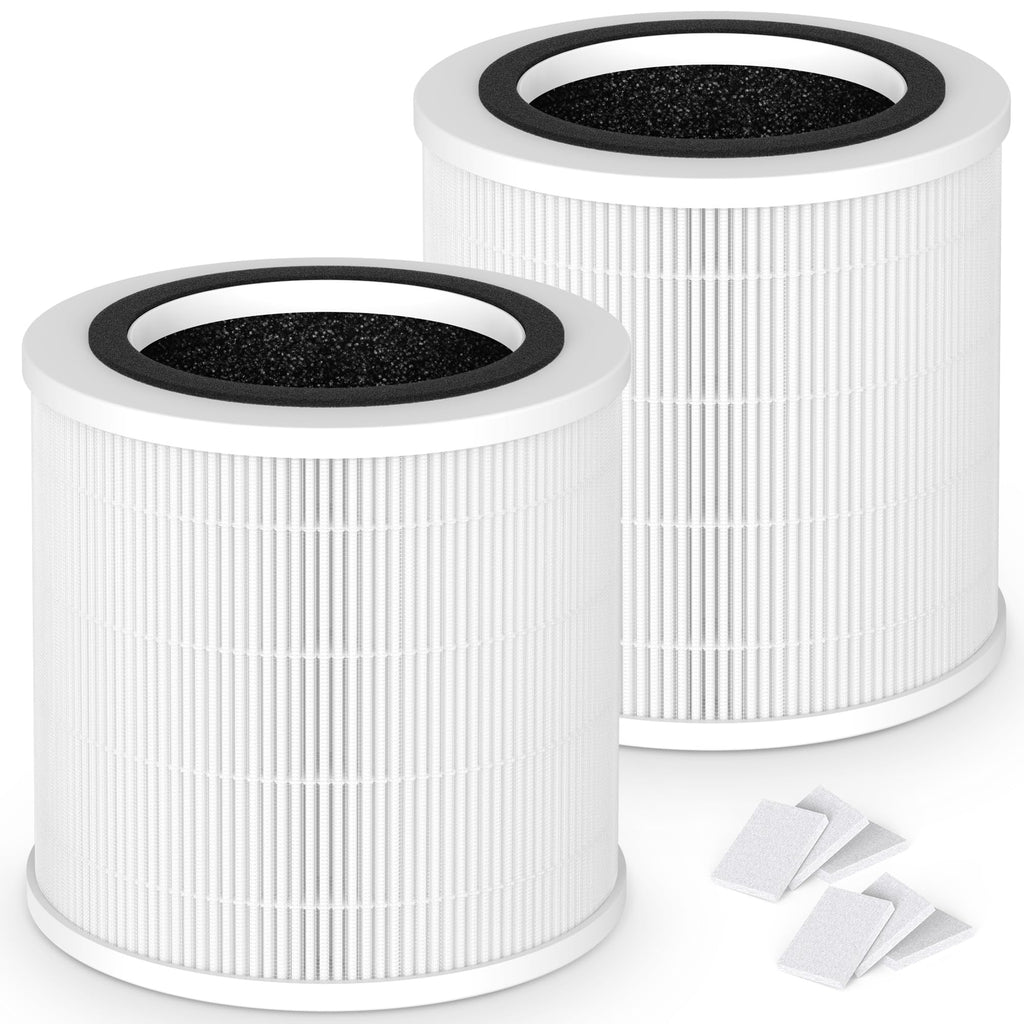 2 Pack H7126 Replacement Filter for GoveeLife H7126 Mini Air Purifier, 3-in-1 High-Efficiency Air Filter, Replace Part #H7126-RF