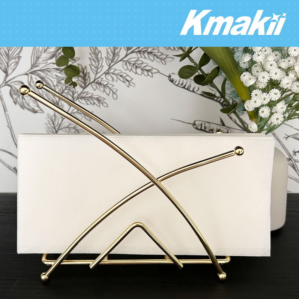 KMAKII [100 Pack] Disposable Cloth Like Napkins Linen-Feel Guest Towels White Paper Hand Towels Hand Napkins for Bathroom,Weddings, Parties,Dinners Size 12 X 17 Inches