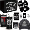 10 Pcs Retirement Gifts for Men 2026, This Legend Has Retired, Happy Retirement Gifts for Dad, Grandpa, Coworker, Teachers, Boss, Friends, Retirees, 20 Oz Tumbler Best Retirement Gifts Basket