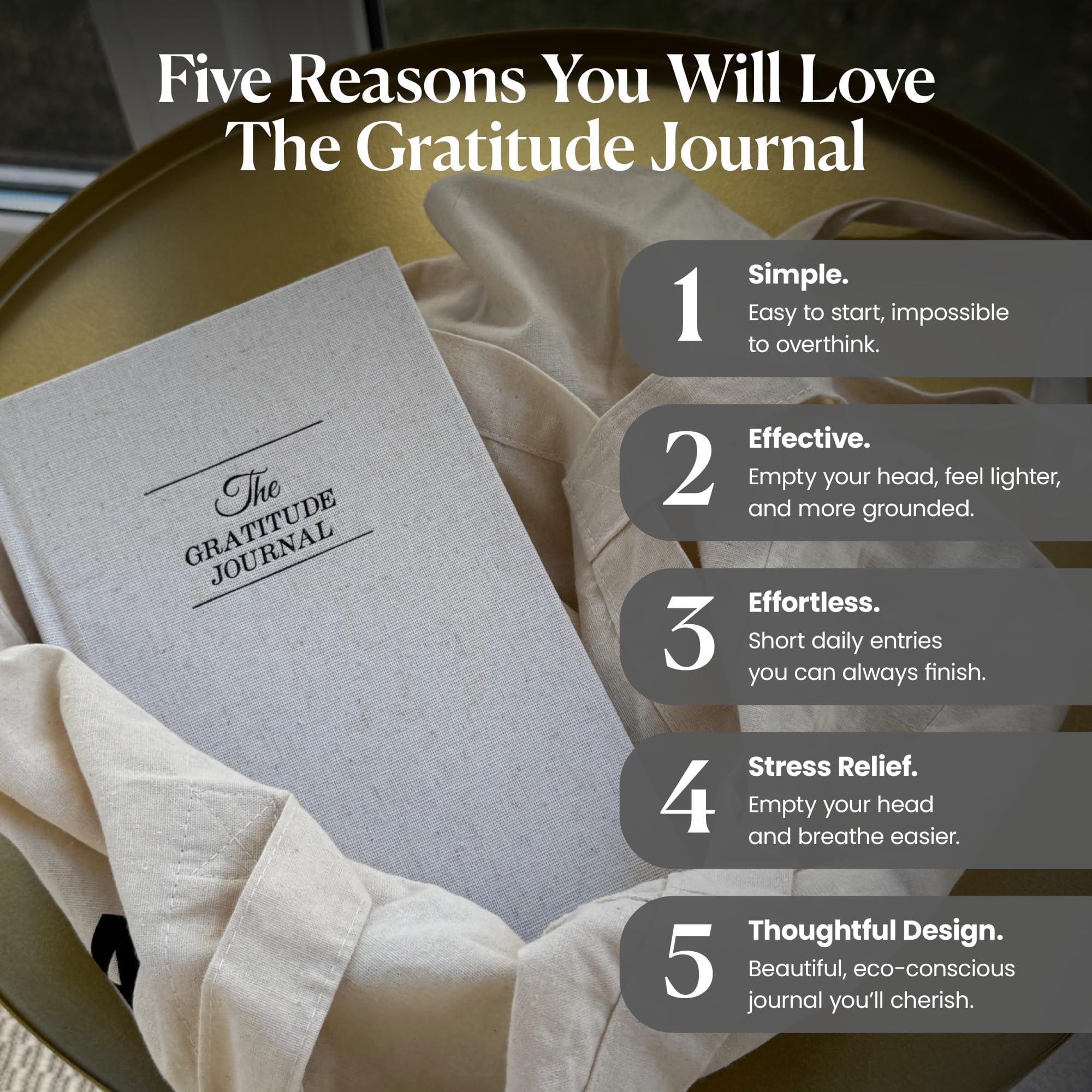 The Original Gratitude Journal 2026 - 5 Minute Gratitude Practice with Inspiring Quotes and Mindful Prompts for Affirmation, Reflection & Wellness - Daily Happiness Journal for Women & Men by Thankful Path