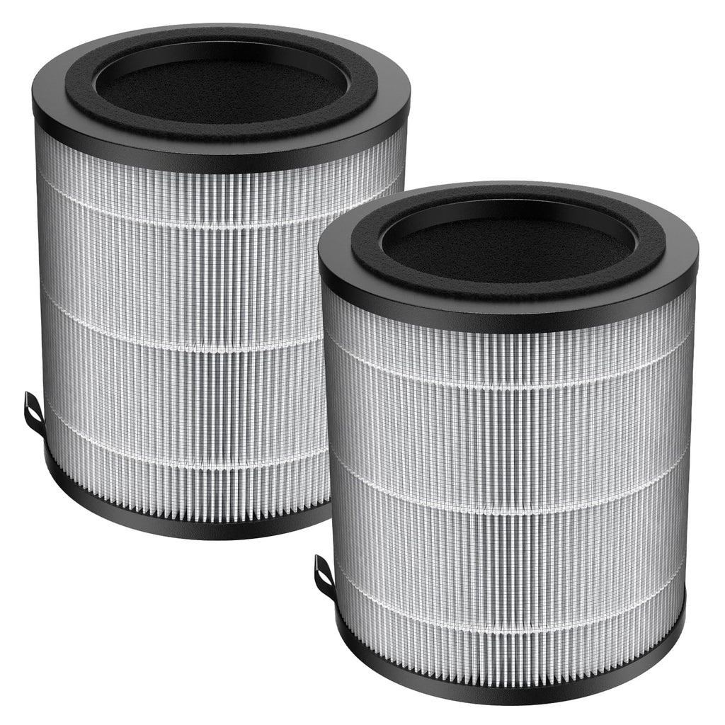 JF100 Replacement Filter, 3-in-1 Pre-Filter Compatible with Jafända JF100 Air Purifier, H13 True HEPA and Activated Carbon Filtration System, Compare Part #JF100-RF, 2 Pack