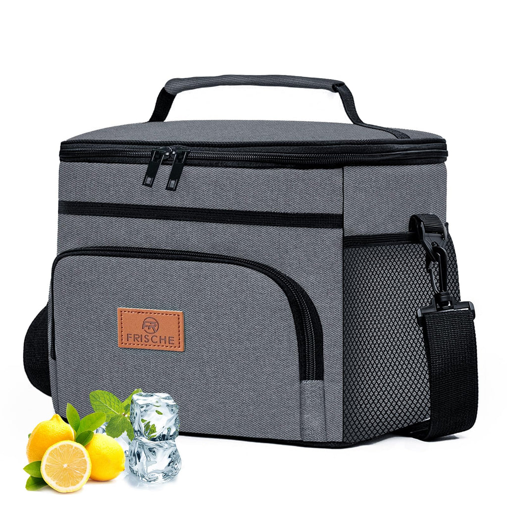 Adtefon Cooler Bag Insulated Large Soft Lunch Bag for Men Women,14L Waterproof Leakproof Portable Lunch Box for Work Office Beach Picnic
