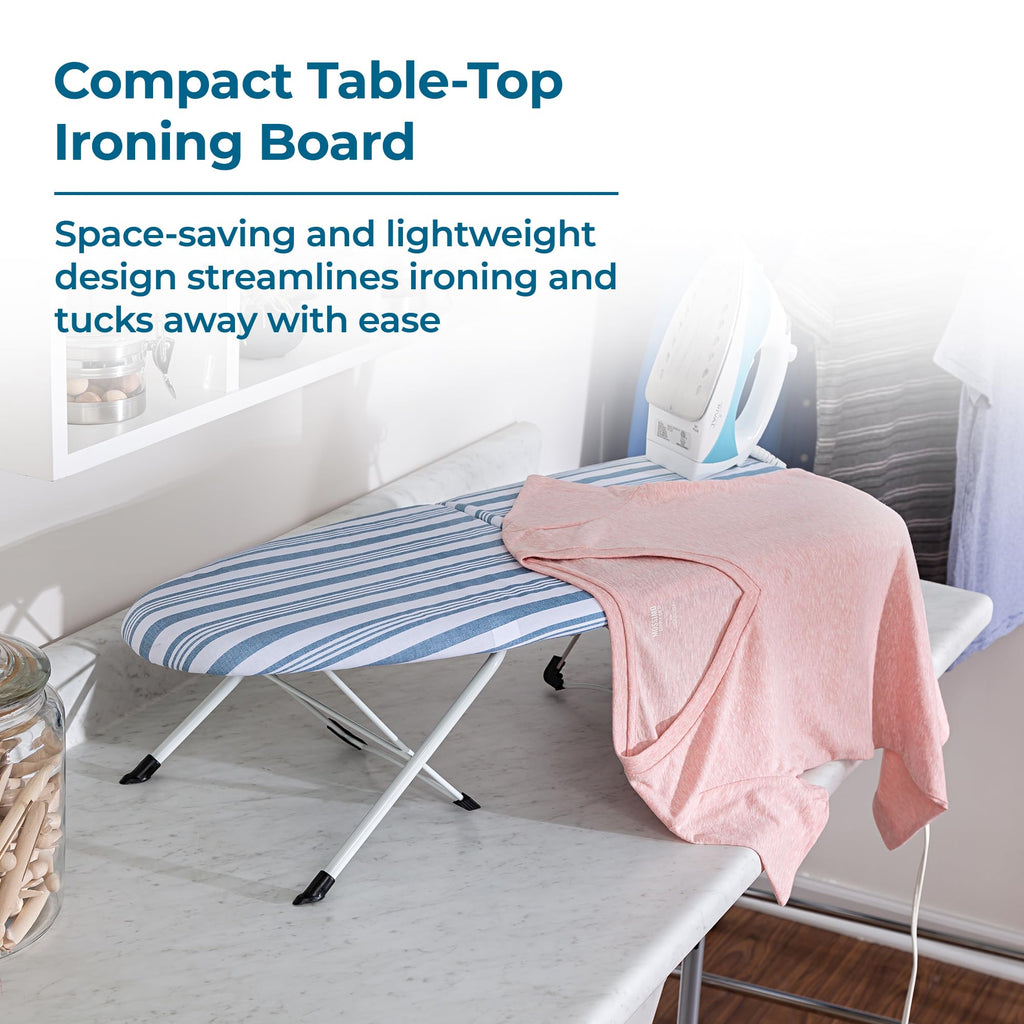 Folding Table-Top Ironing Board for Small Spaces
