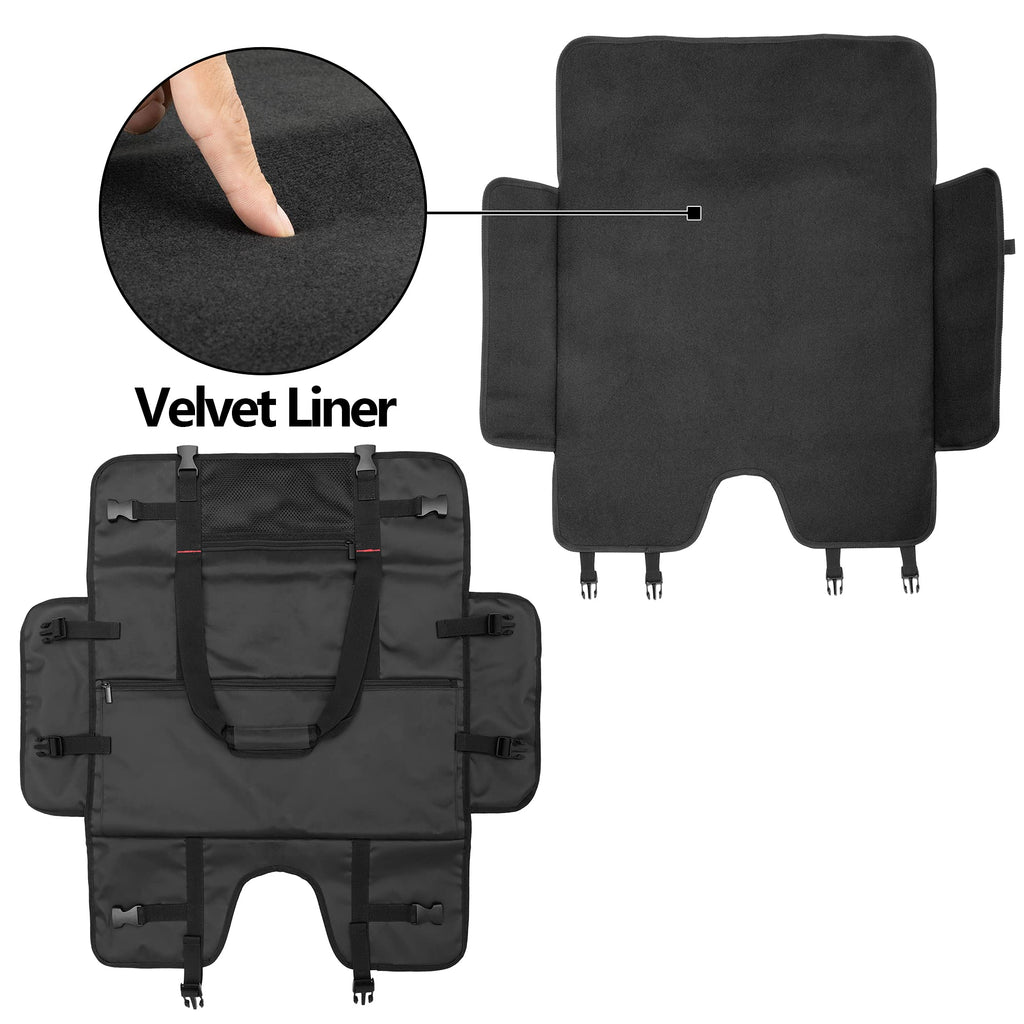 Trunab Travel Carrying Case Compatible with 21.5" iMac /24” iMac / 24" LCD Screens, Protective Monitor Dust Cover Travel Bag With Padded Velvet Lining for 24” Monitor and Accessories (Patented Design)
