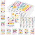 GANGBARU 20 Pcs Bible Verse Pens Notepads Gift Set Christian Spiral Notebook Religious Inspirational Ballpoint Pens Journals Bulk for Church Office School Supplies