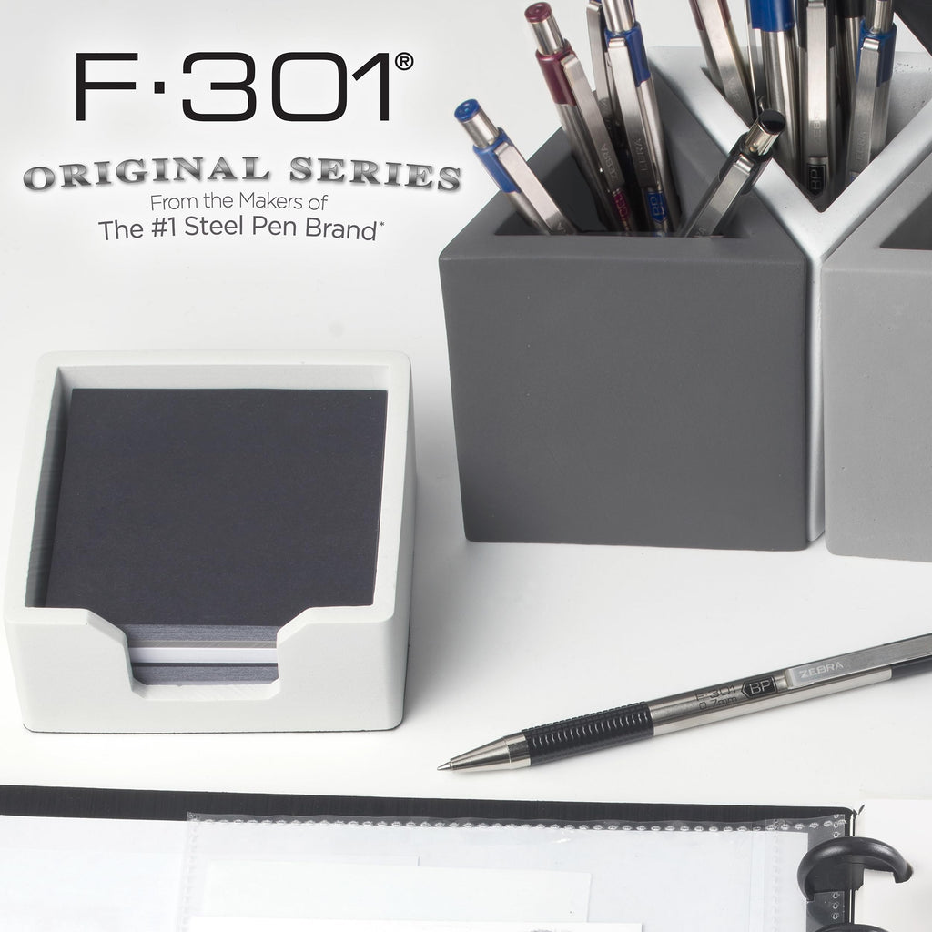 Zebra Pen F-301 Ballpoint Black Ink Fine Point 0.7mm Pen, Easy-Glide Ink, Stainless Steel Retractable, Non-Slip Grip, Professional Design, Ideal for Office, Journal and Planner Use, 12-Pack (27110)