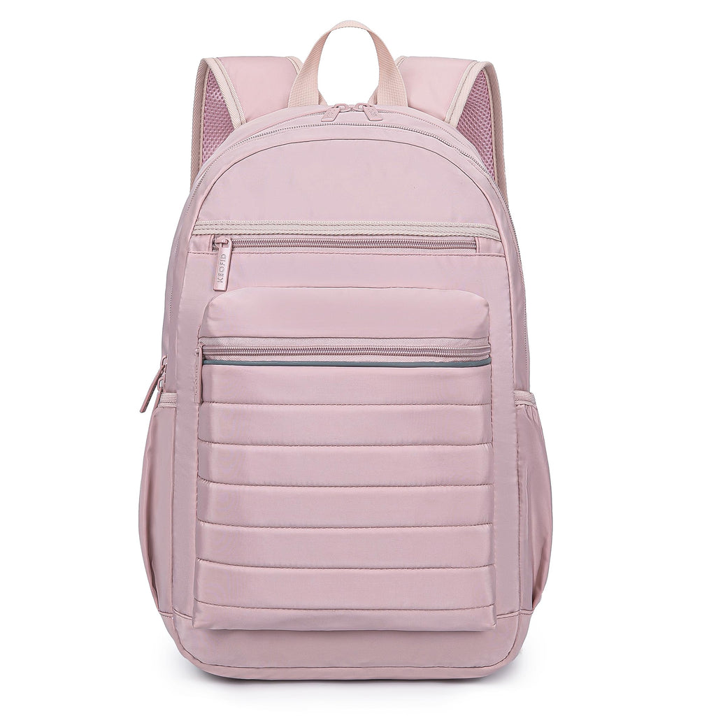 KEOFID Anti-Thief Travel Backpack for Men and Women, Backpack Purse for Women, Fashion Backpack, Casual Backpack for College(Light Pink)