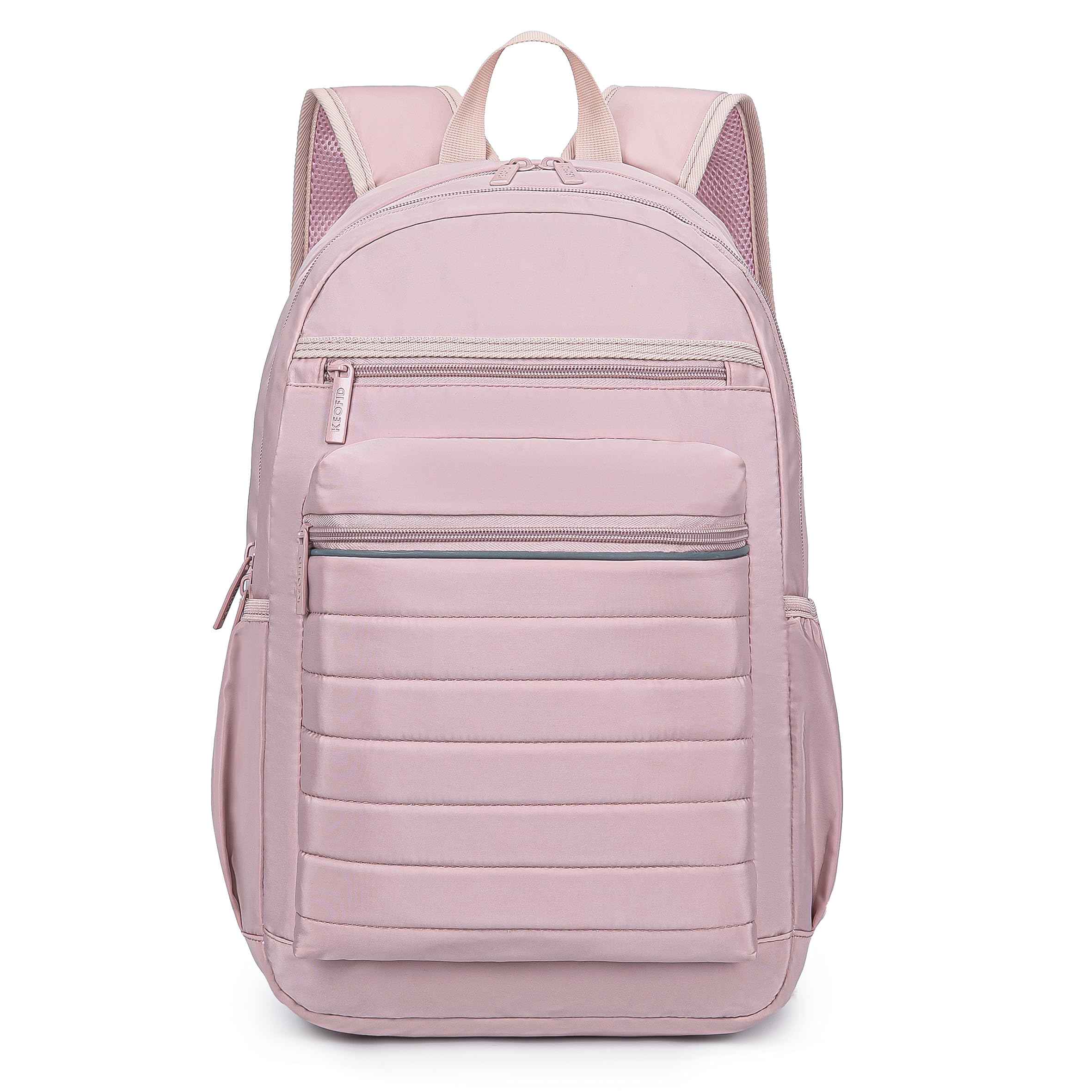 KEOFID Anti-Thief Travel Backpack for Men and Women, Backpack Purse for Women, Fashion Backpack, Casual Backpack for College(Light Pink)