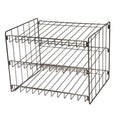 Kitchen Details 3 Tier Can Organizer | Canned Food Storage Rack | Kitchen Cabinet and Pantry Organization | Holds 36 Cans | Space Saving | Onyx